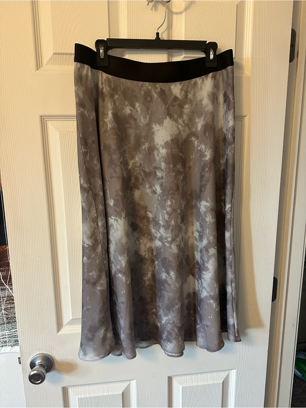 Simply Vera Vera Wang Gray Midi Slip Skirt